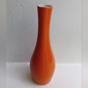 Japanese Asahi orange bus vase